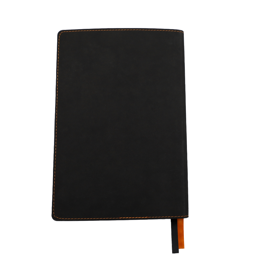 Ежедневник A5 недатированный Efemero в мягком переплёте, черно-оранжевый Ежедневник A5 недатированный Efemero в мягком переплёте, черно-оранжевый