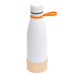 Термобутылка герметичная вакуумная Olivia To Go, белый/оранжевый/бежевый