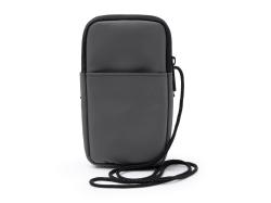 Сумка для мобильного телефона SEUL из экокожи, серый