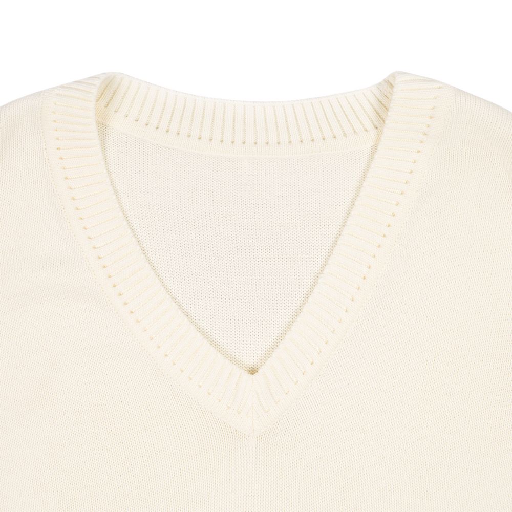 Жилет оверсайз унисекс Tad в сумке, молочно-белый