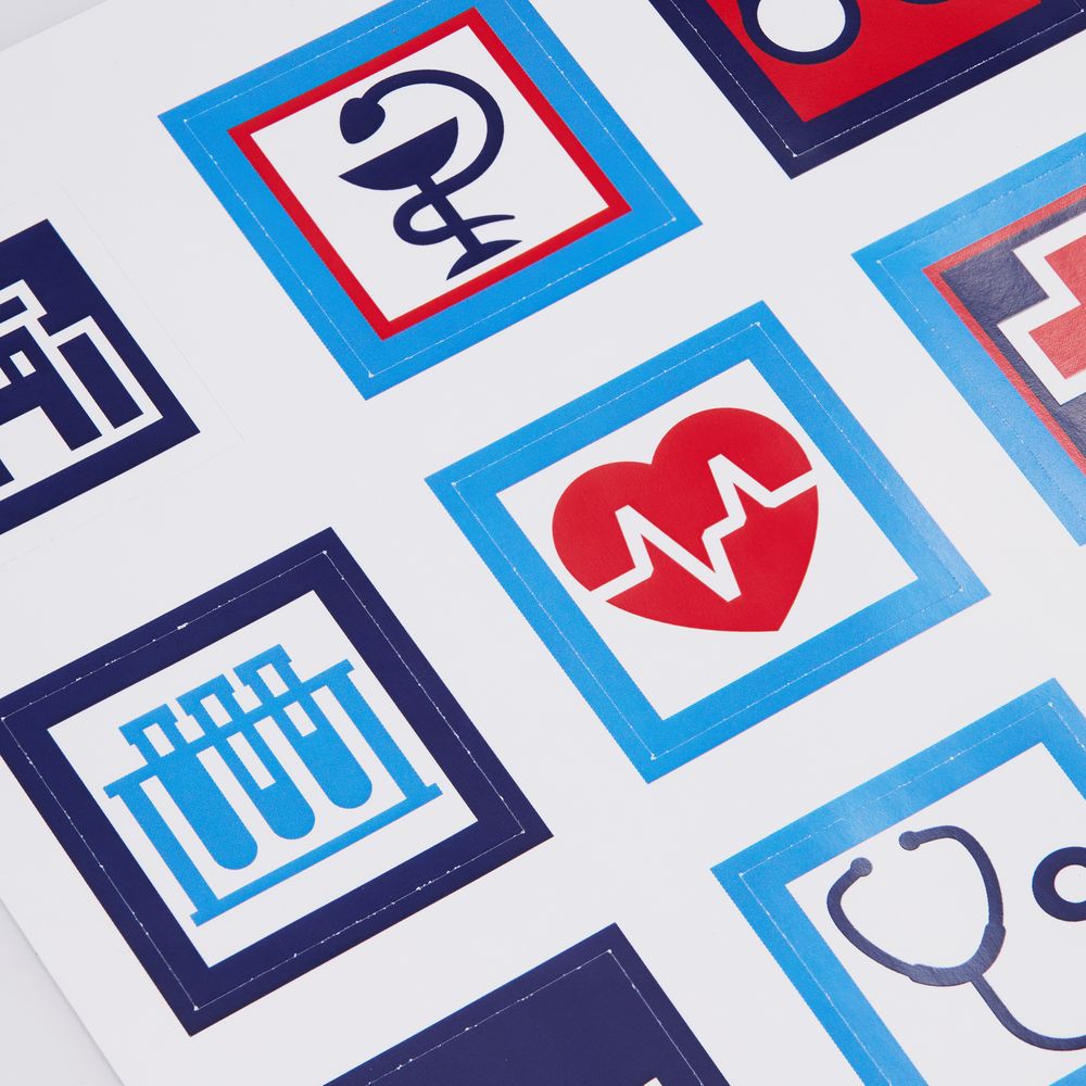 Стикерпак бумажный Industry, медицина