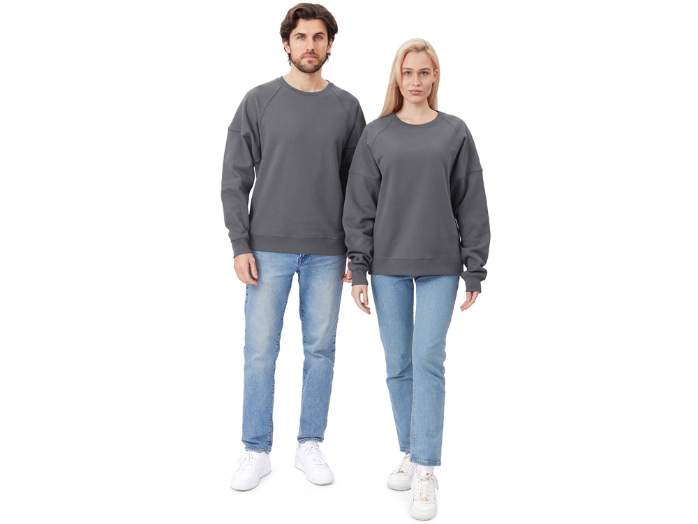 Свитшот Paris, унисекс, темно-серый