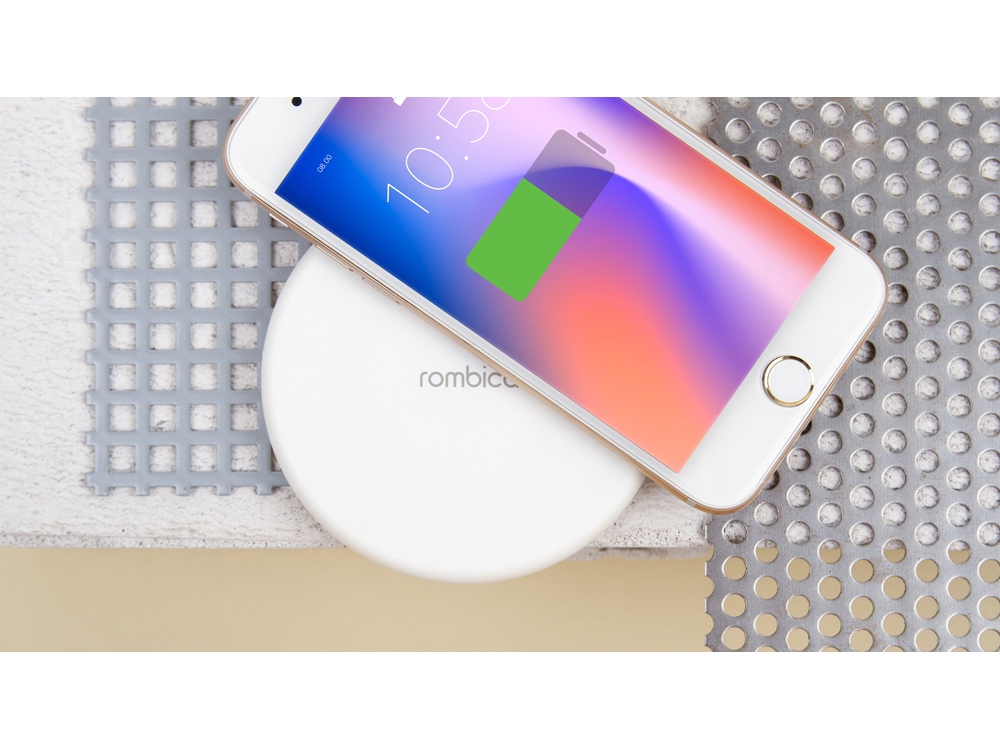 Беспроводное зарядное устройство Rombica NEO Q1W Quick, белый (Р)