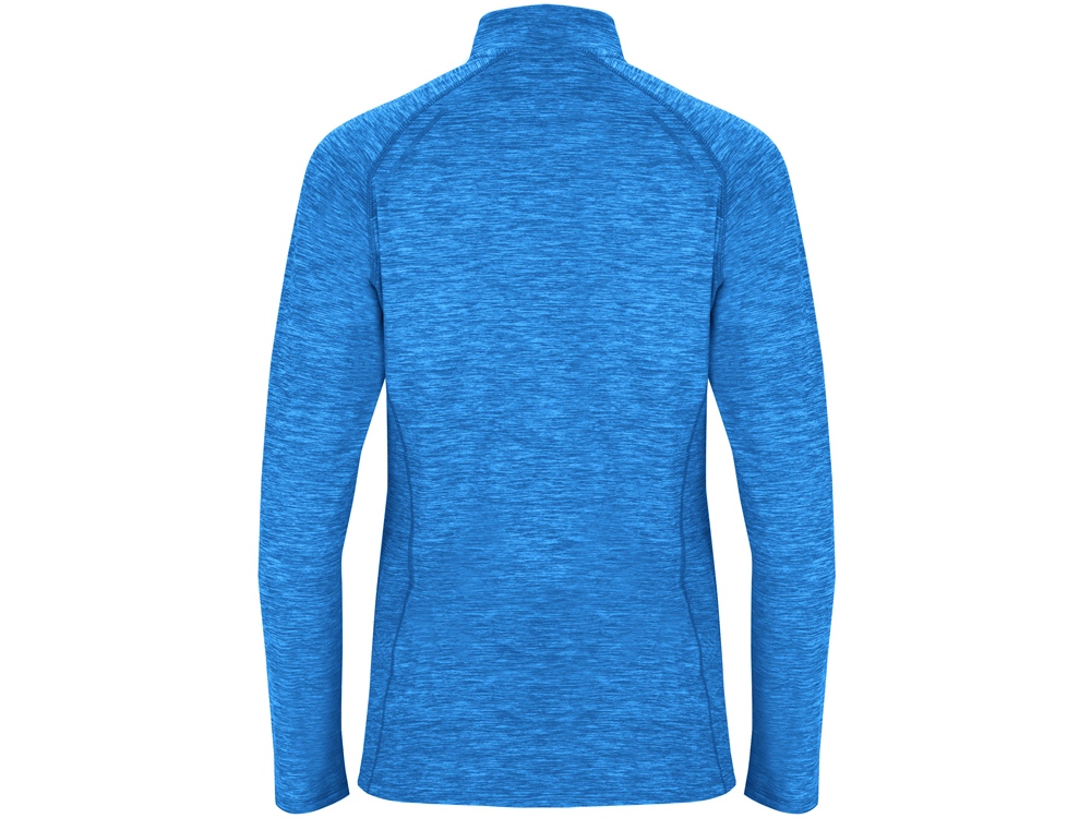 Толстовка с воротом на молнии женская Melbourne, меланжевый королевский синий