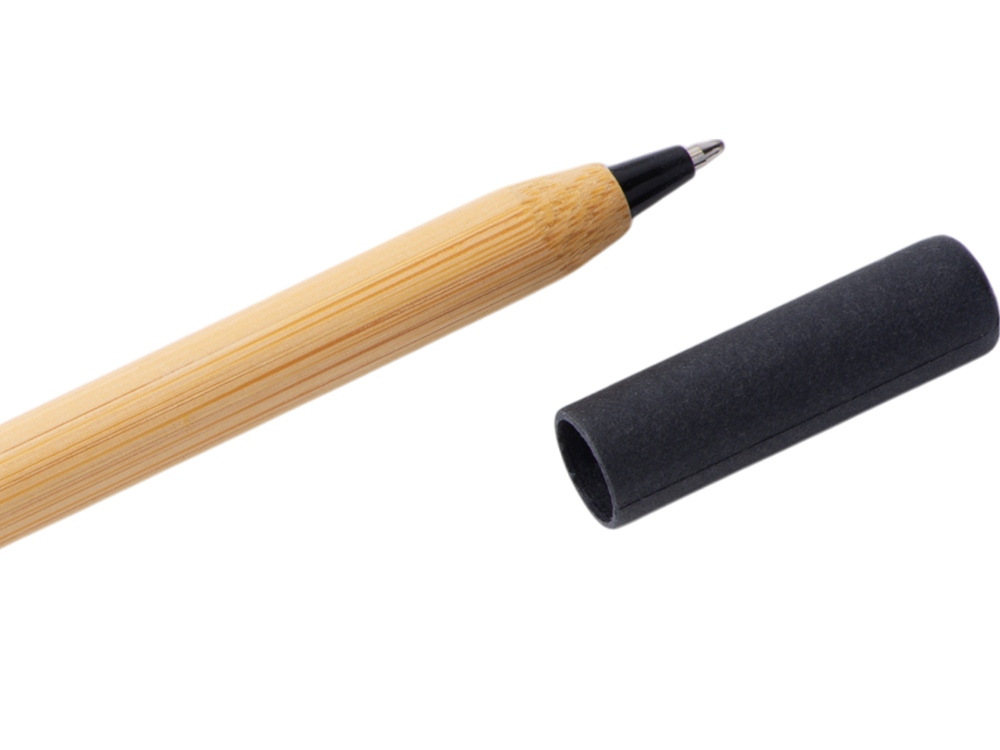 Вечный карандаш и ручка из бамбука Black bamboo, натуральный и черный