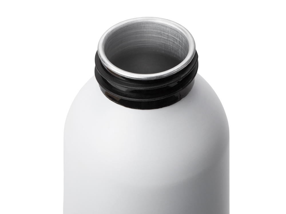 Алюминиевая бутылка для воды с ручкой Plain Alu, 650 мл, белый