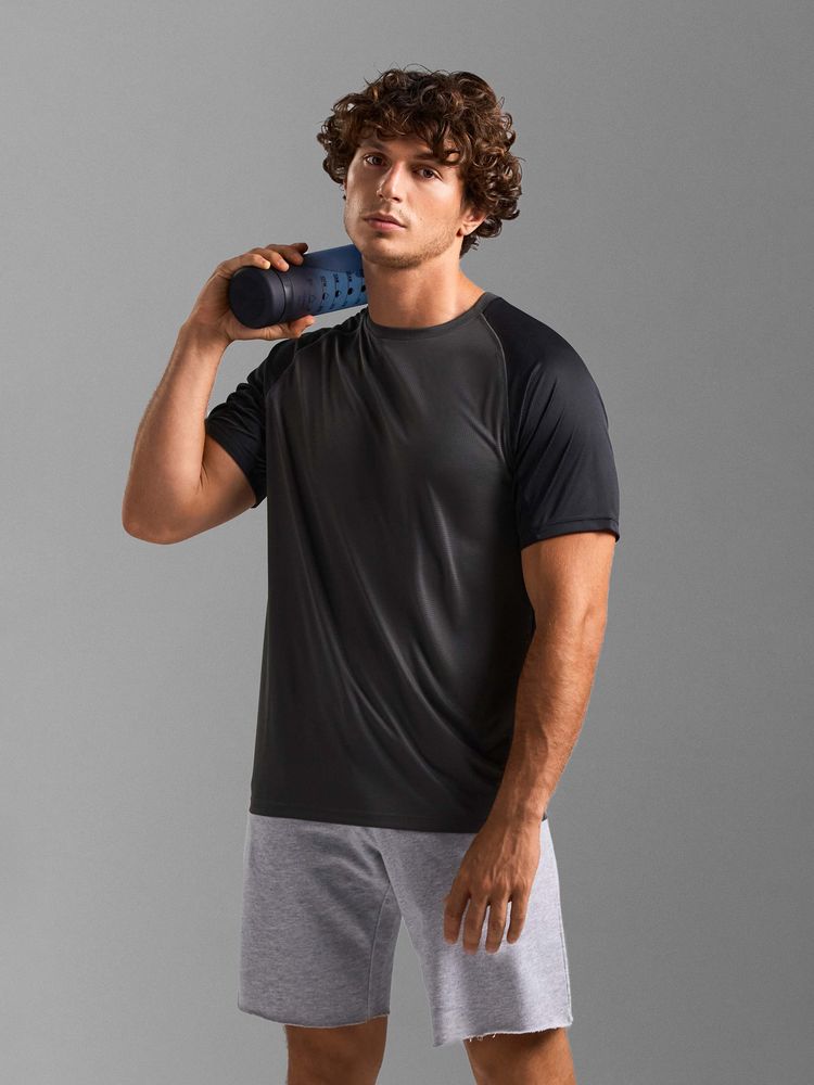 Футболка спортивная унисекс Vortex, белая