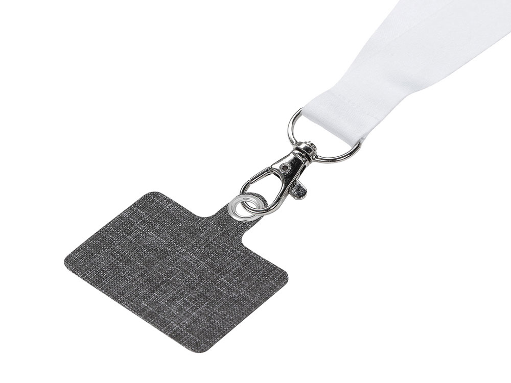 Ланъярд 2,5 см под сублимацию с карабином и большим держателем для телефона из ПЭ