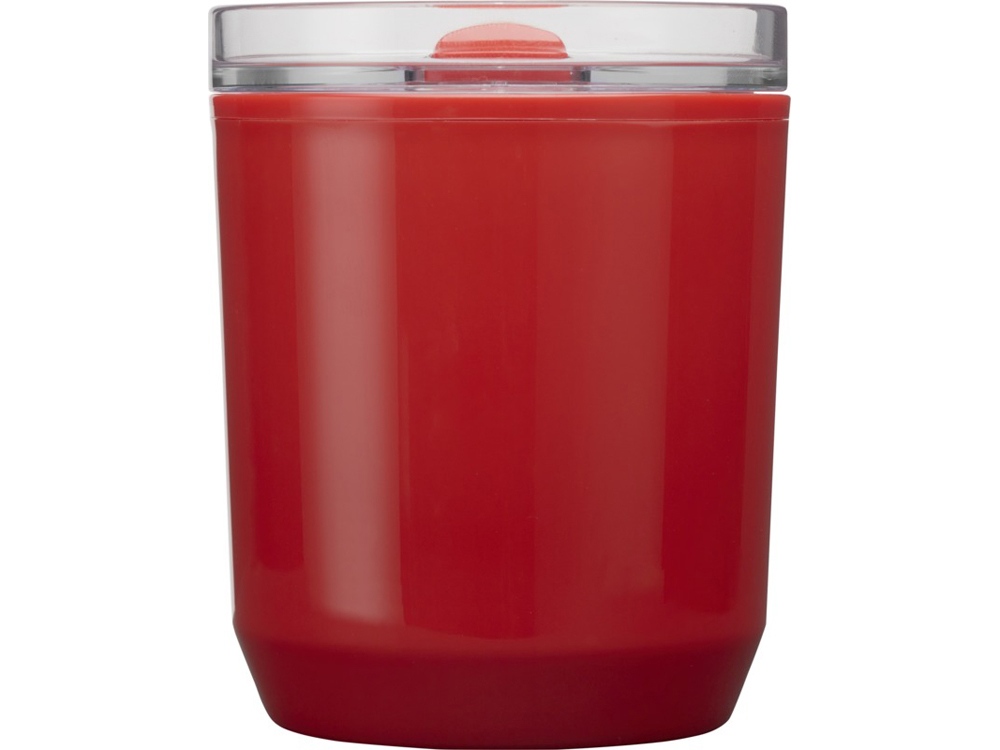 Hudson кружка из переработанного пластика с двойными стенками объемом 180 мл, красный