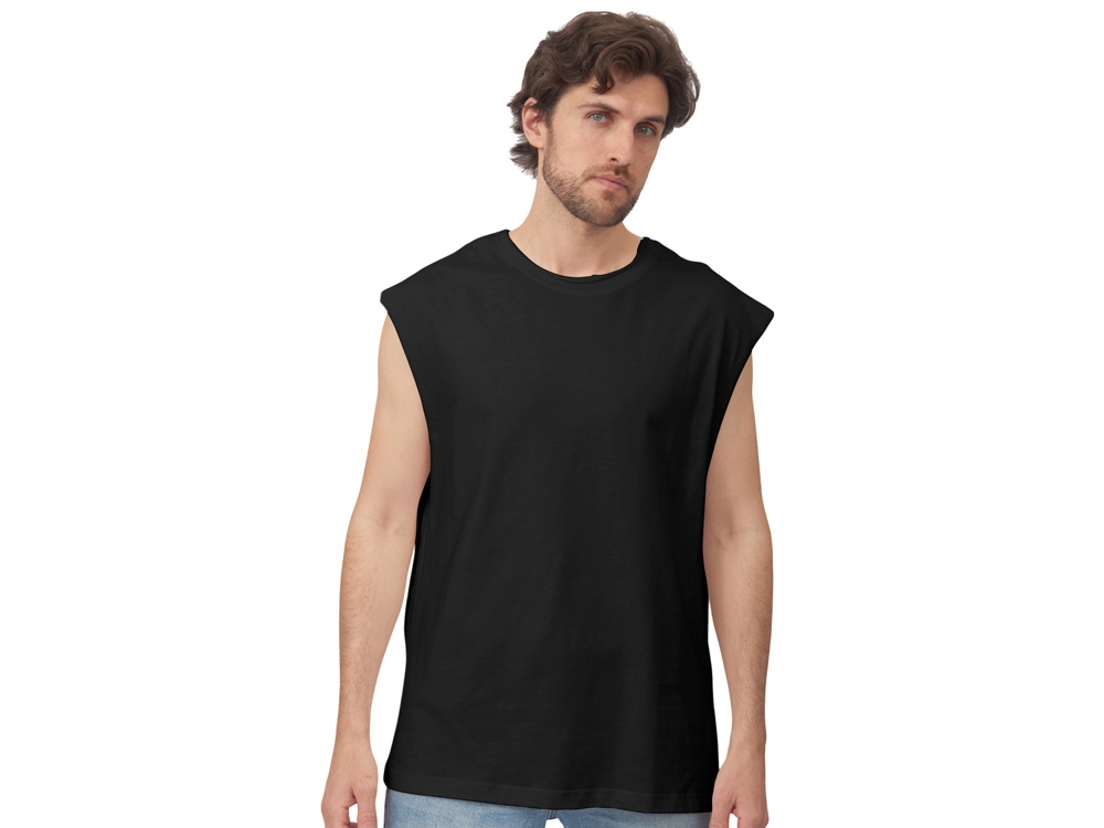 Майка оверсайз Berlin, унисекс, черный