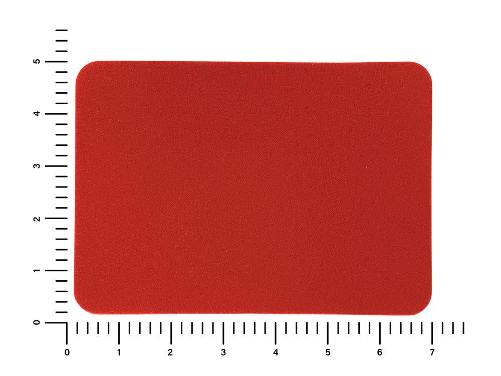 ПАТЧ ПРЯМОУГОЛНЫЙ nubuk (красный) 5,0 х 7,0 см