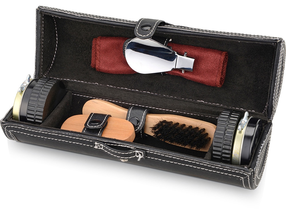 Набор для чистки обуви Сапфир, черный (Р) Набор для чистки обуви Сапфир, черный (Р)