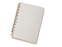 Живой блокнот А5 с бумажным карандашом и семенами цветов микс, белый