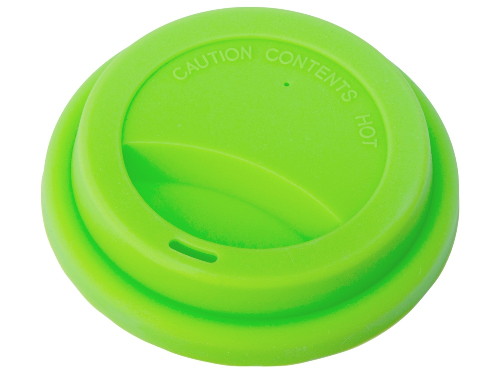 Стакан с силиконовой крышкой Café, зеленое яблоко