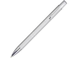 Шариковая ручка Moneta из переработанного алюминия (черные чернила) - Серебристый