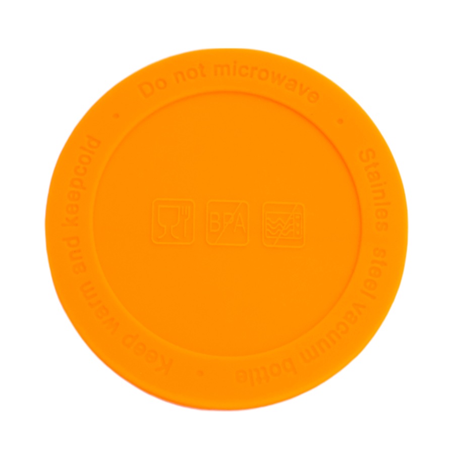 Накладка силиконовая для термокружки Ashly, оранжевая