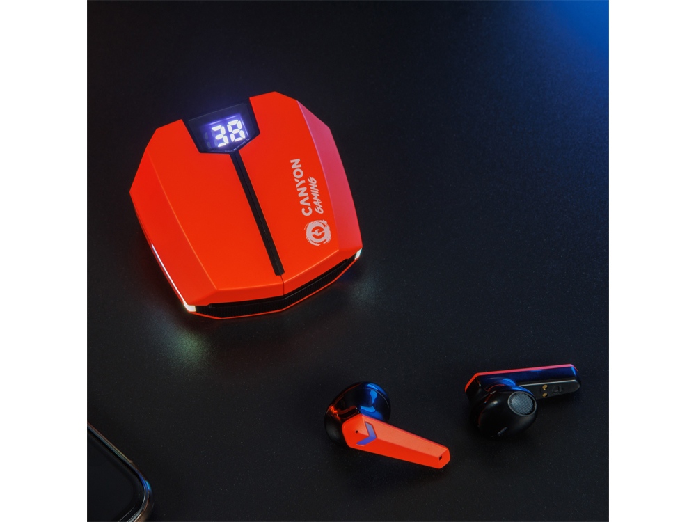 Игровая гарнитура Canyon DoubleBee GTWS-2, оранжевый (CND-GTWS2O) Игровая гарнитура Canyon DoubleBee GTWS-2, оранжевый (CND-GTWS2O)