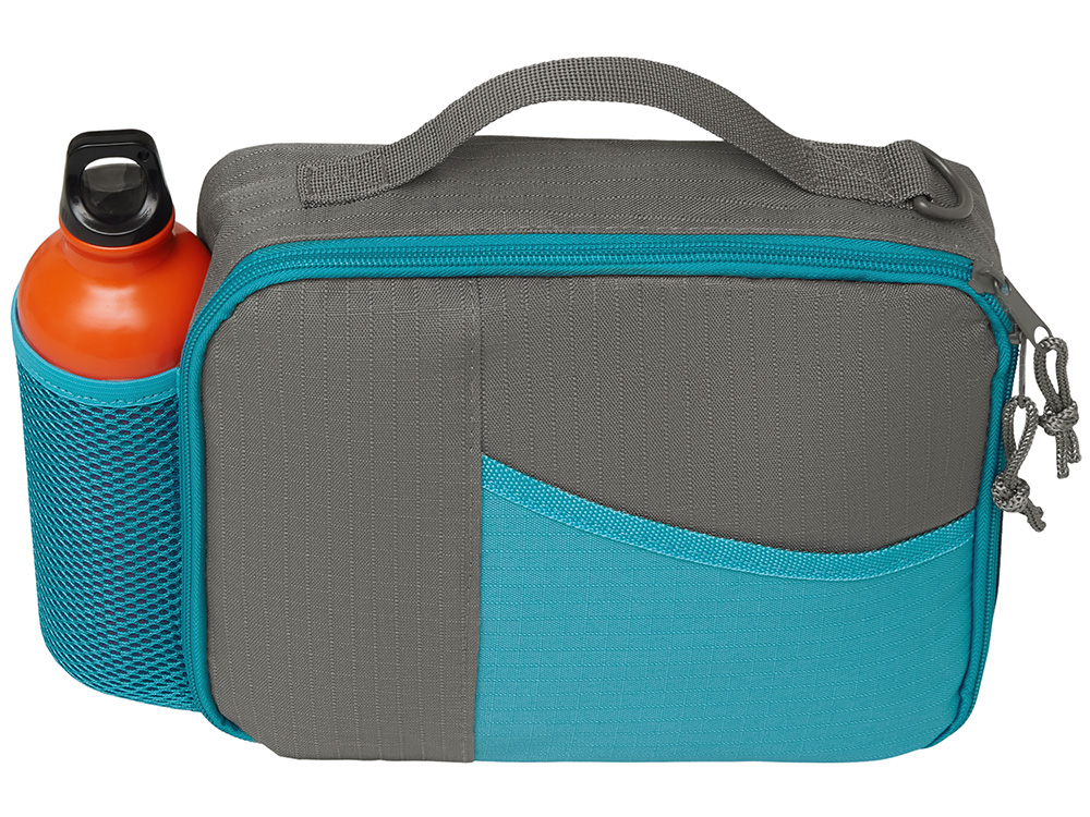 Изотермическая сумка-холодильник Breeze New для ланч-бокса, серый/голубой