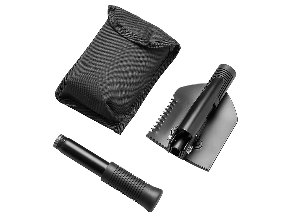 Складная лопата c чехлом Spade, черный