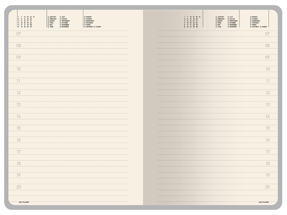 Ежедневник А5 Megapolis Color New soft-touch, светло-серый