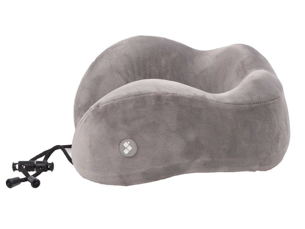 Подушка для путешествий с эффектом памяти Мемо Bluewinder Grey