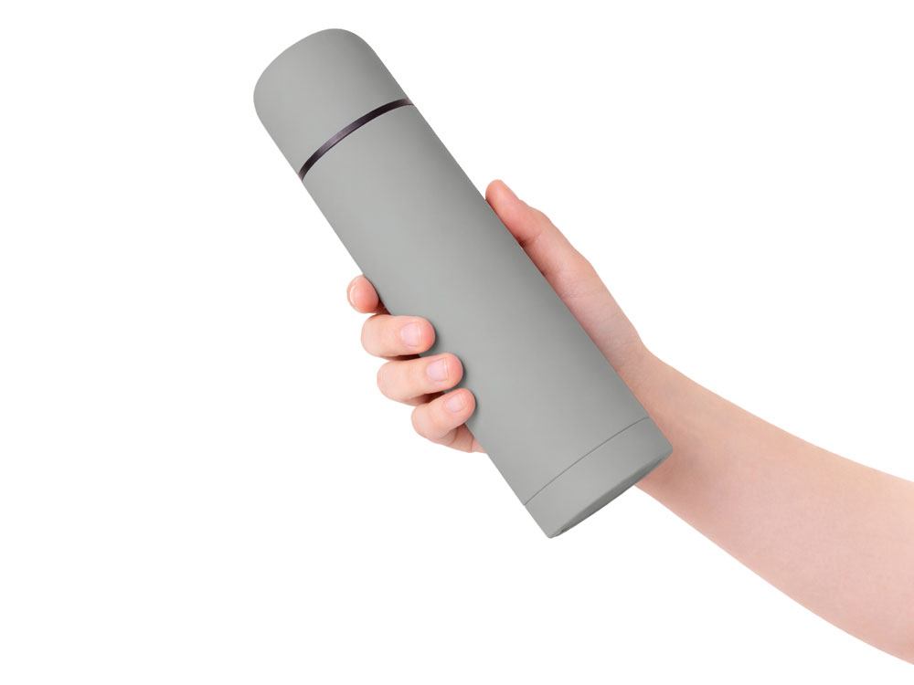 Термос Ямал Soft Touch, 500мл, серый