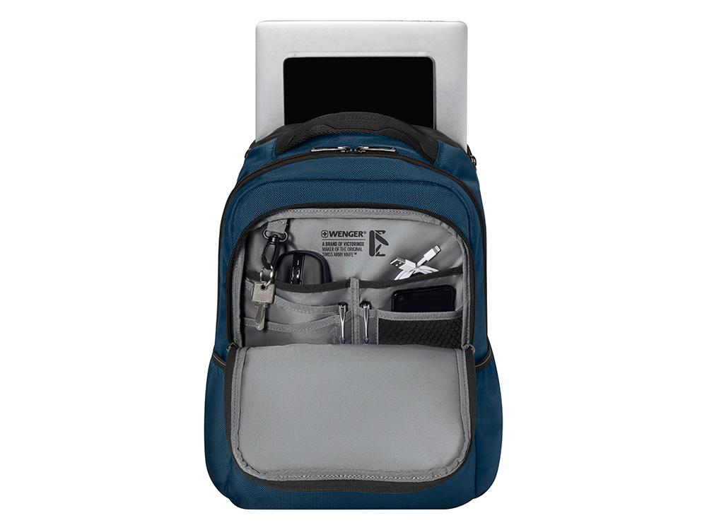 Рюкзак WENGER XE Resist 16, синий, переработанный ПЭТ/Полиэстер, 30х20х44 см, 23 л.