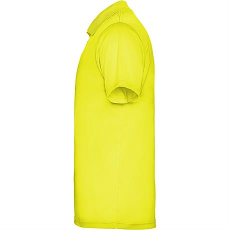 Футболка поло MONZHA мужская, ФЛУОРЕСЦЕНТНЫЙ ЖЕЛТЫЙ L