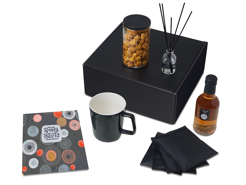 Подарочный набор Re:y. Treat с кружкой, сиропом и попкорном Подарочный набор Re:y. Treat с кружкой, сиропом и попкорном