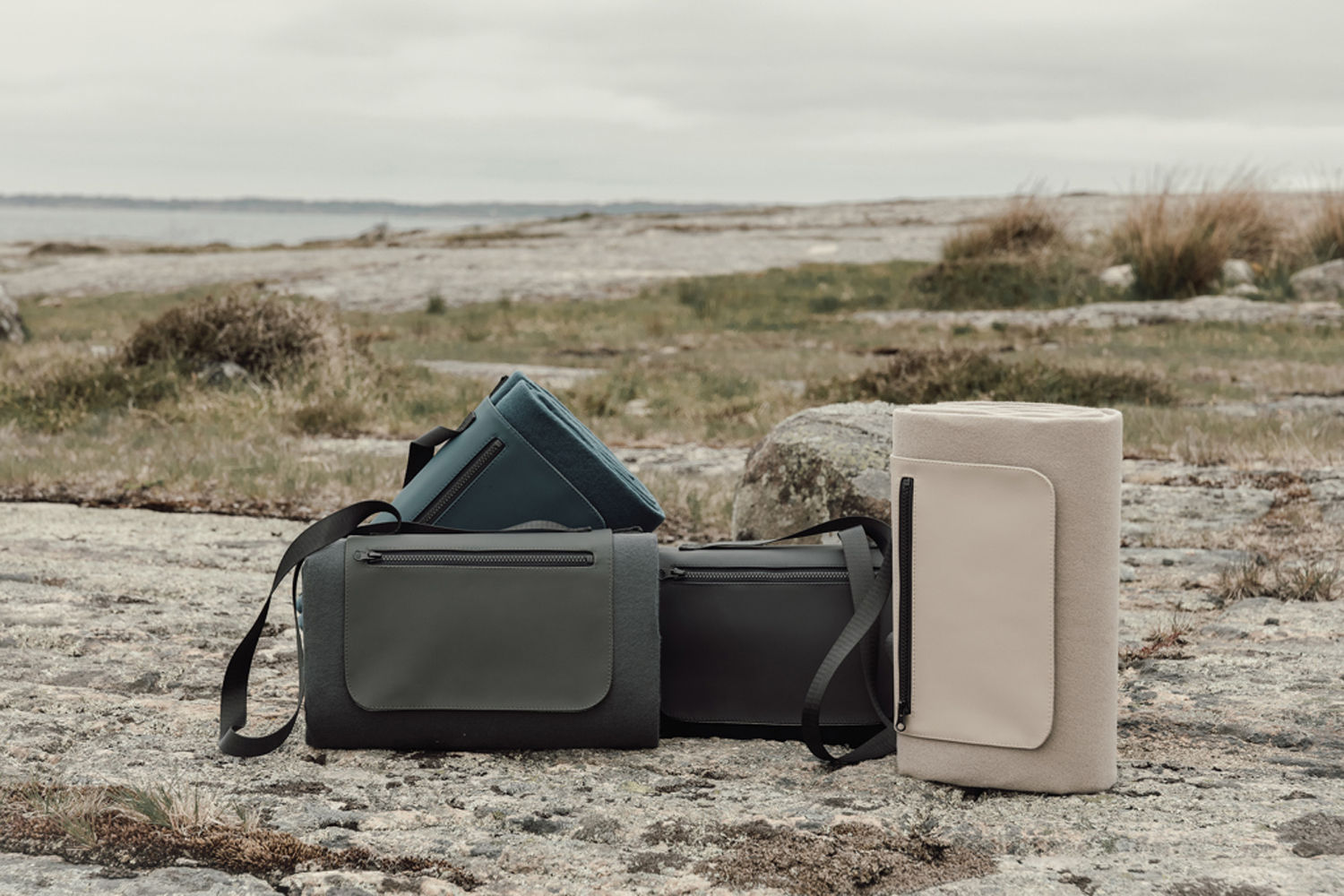 Плед для пикника VINGA Baltimore из переработанного полиэстера RCS, 150х130 см