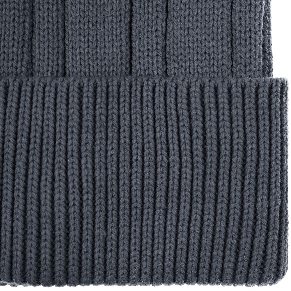 Шапка Knit Beat, темно-серая