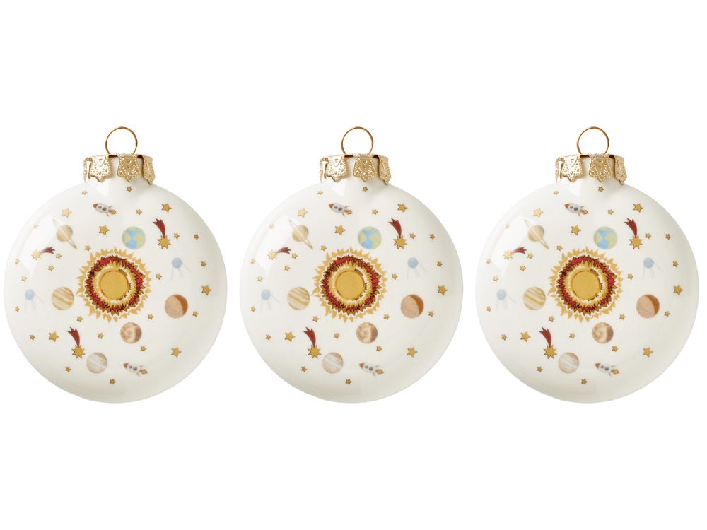 Набор игрушек Медальон Космическое путешествие в подарочной коробке, 3 шт Набор игрушек Медальон Космическое путешествие в подарочной коробке, 3 шт