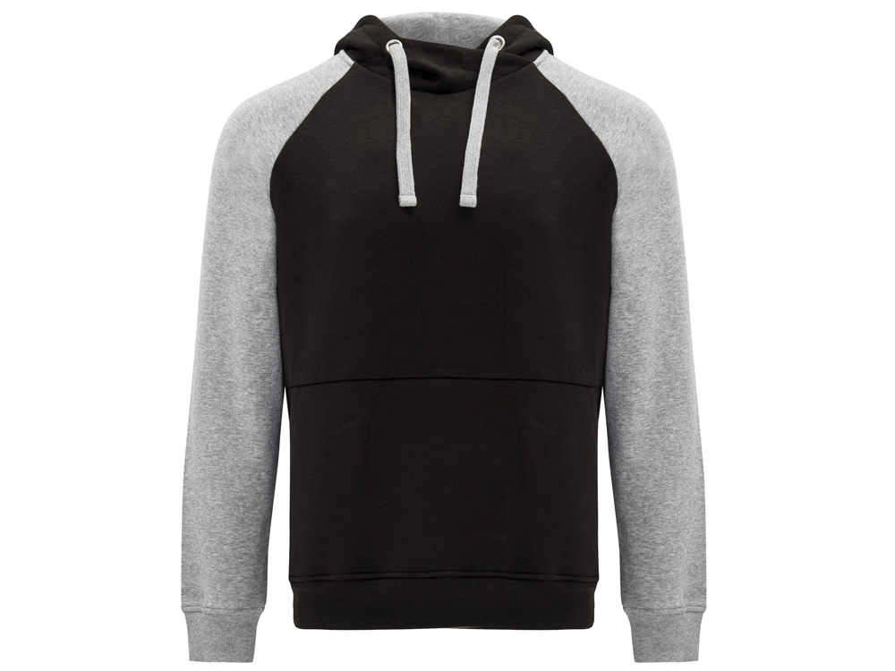 Свитшот Badet мужской, черный/серый меланж