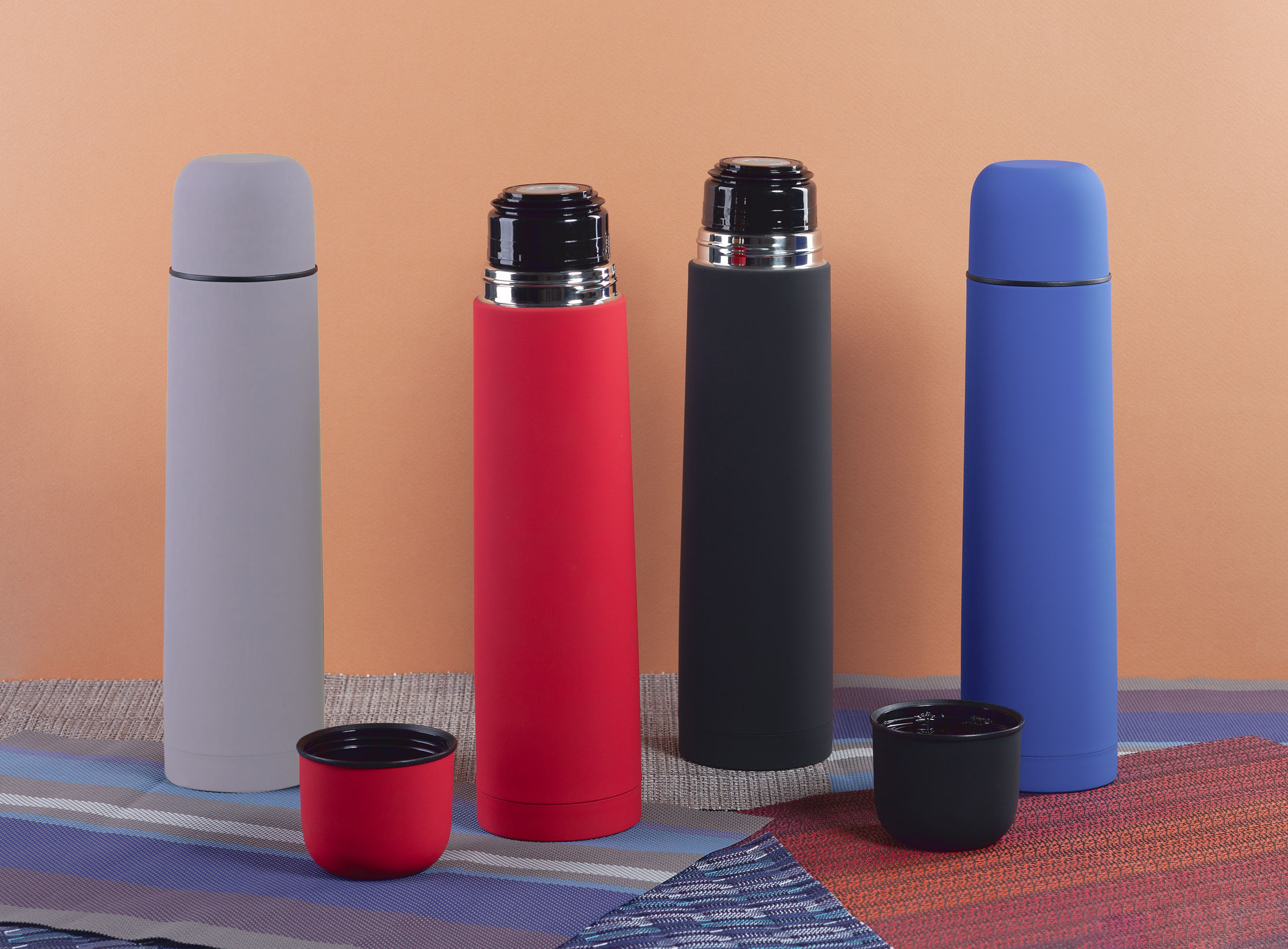 Термос "Родос", покрытие soft touch, 1 л.