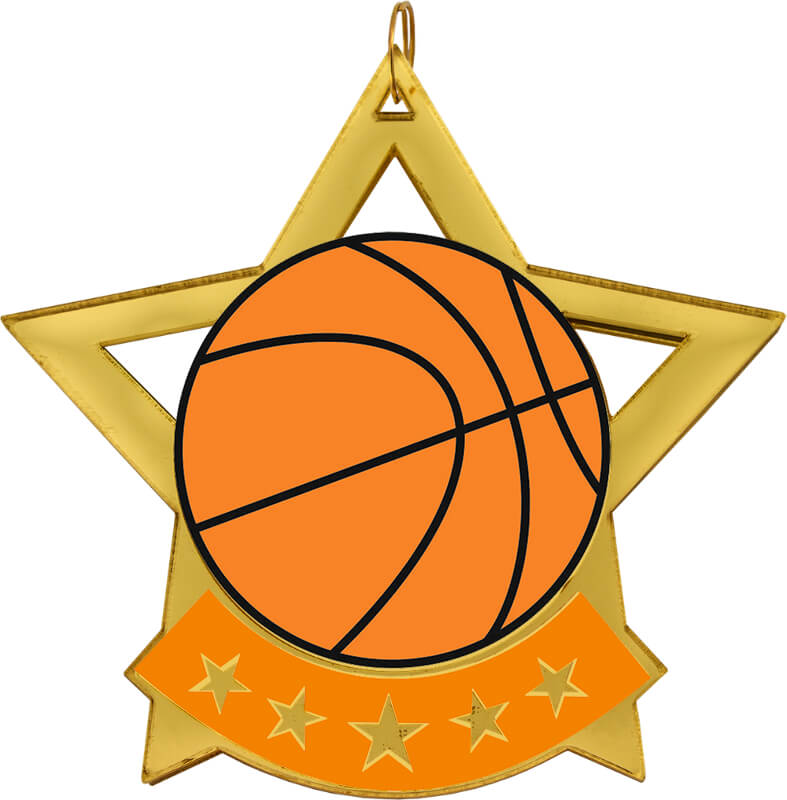 Акриловая медаль Баскетбол