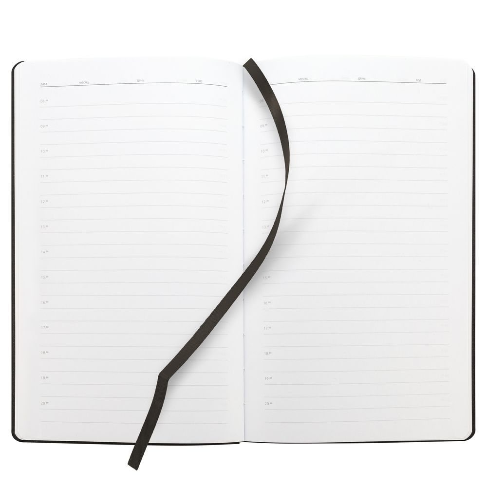 Ежедневник Knit, недатированный, черный Ежедневник Knit, недатированный, черный