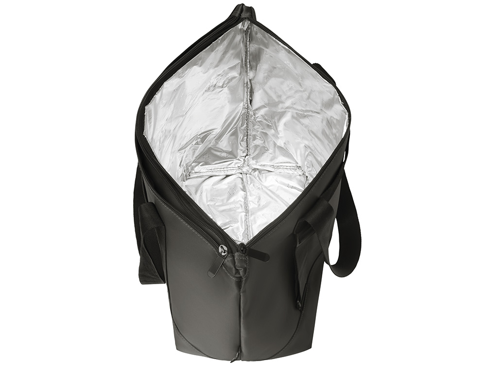 Сумка-холодильник Cool XL с двумя лямками на плечо, темно-серый