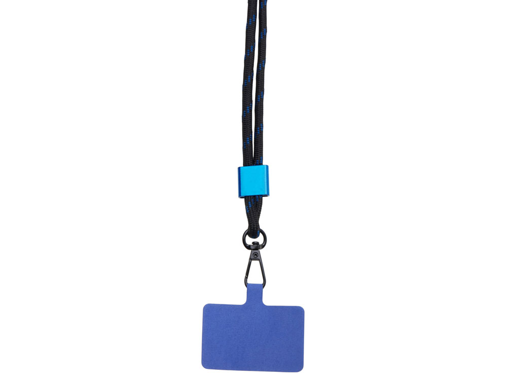 Ремешок на шею для телефона Риксо, синий/черный Ремешок на шею для телефона Риксо, синий/черный