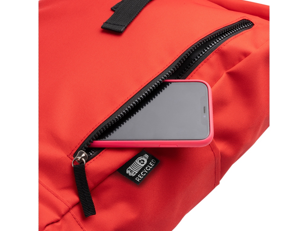 Рюкзак из RPET полиэстера DRONTE, красный