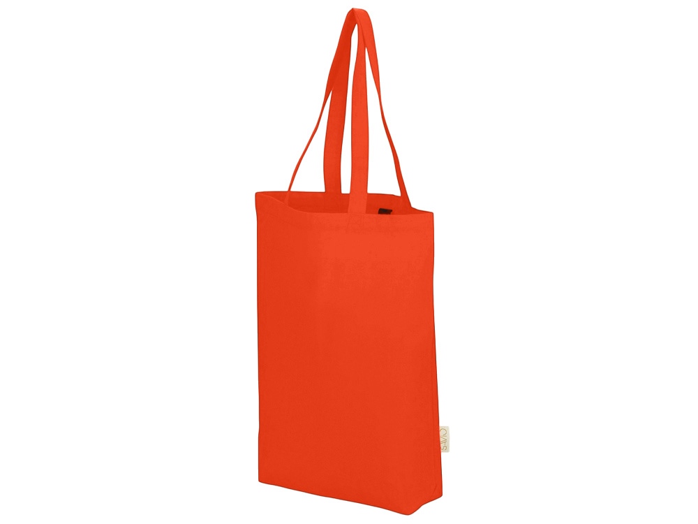 Сумка Fixy из переработанного хлопка с фиксирующей эластичной лентой, красный Сумка Fixy из переработанного хлопка с фиксирующей эластичной лентой, красный