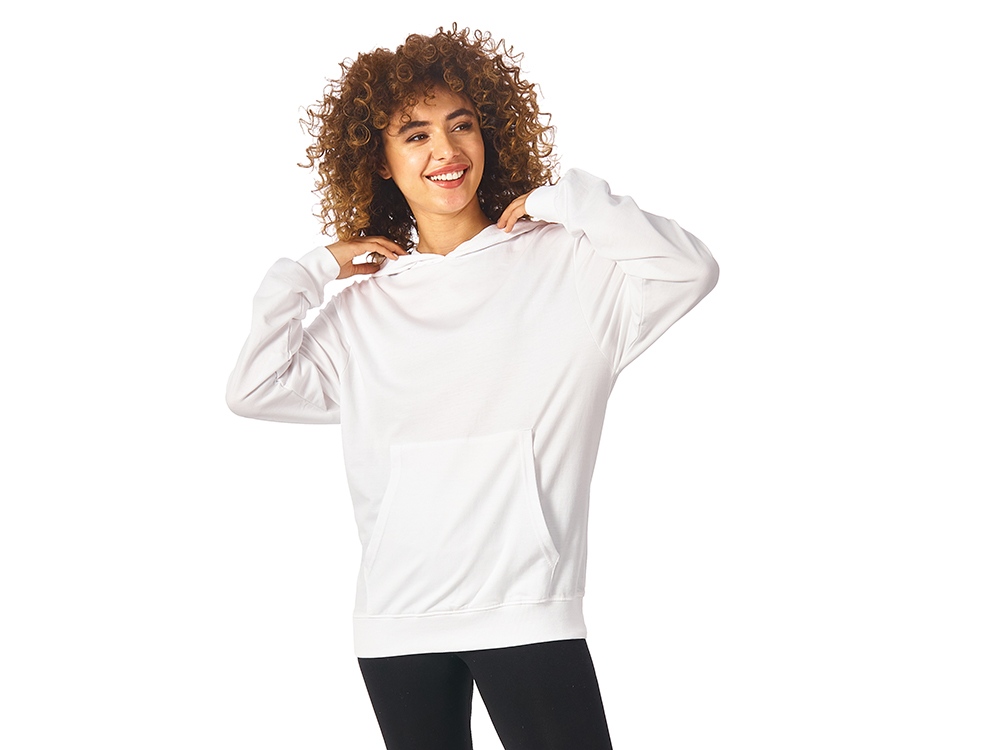 Худи Warsaw, футтер 230гр L, белый