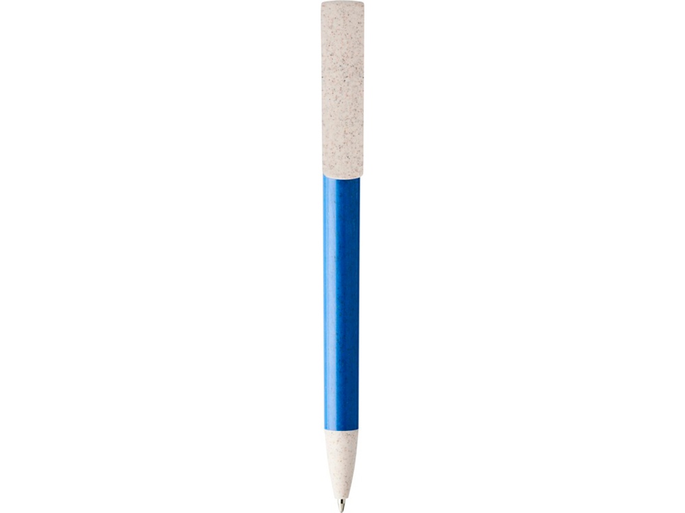 Шариковая ручка и держатель для телефона Medan из пшеничной соломы, cиний