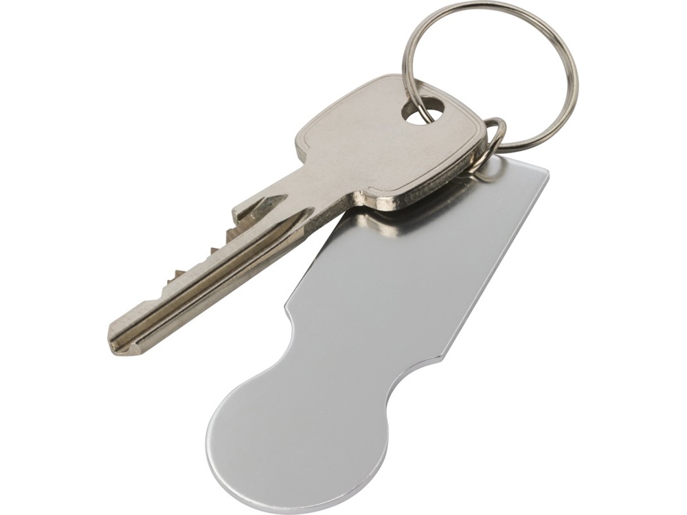 Rhea брелок в виде корзины для покупок, серебряный