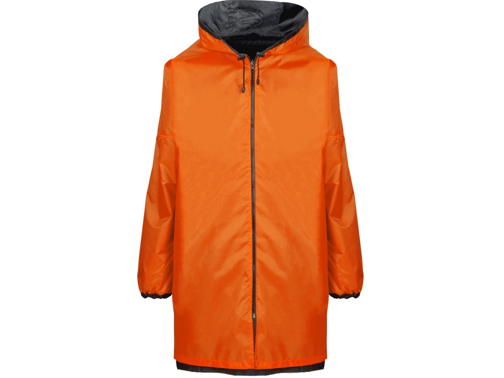 Дождевик Bi-color унисекс, оранжевый/черный