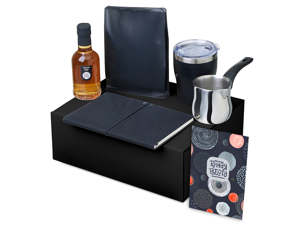 Подарочный набор Re:y. Routine с туркой, термокружкой и кофе Подарочный набор Re:y. Routine с туркой, термокружкой и кофе