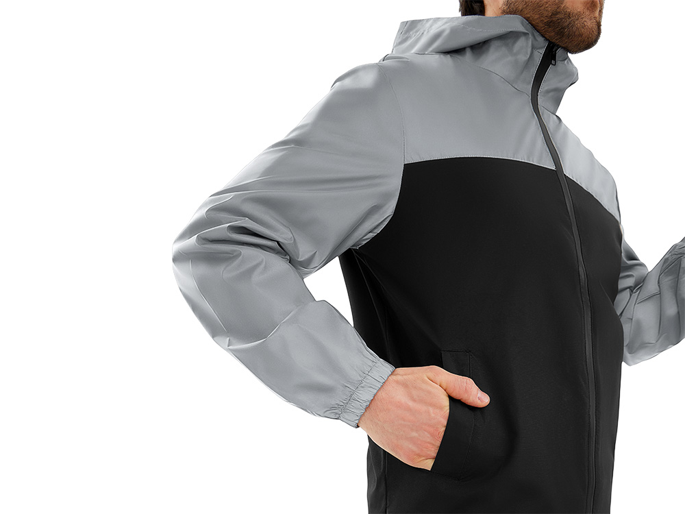 Ветровка светоотражающая Рефлектор гибрид, светоотражающий/черный