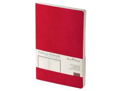 Ежедневник А5 недатированный Megapolis Flex, ярко-бордовый