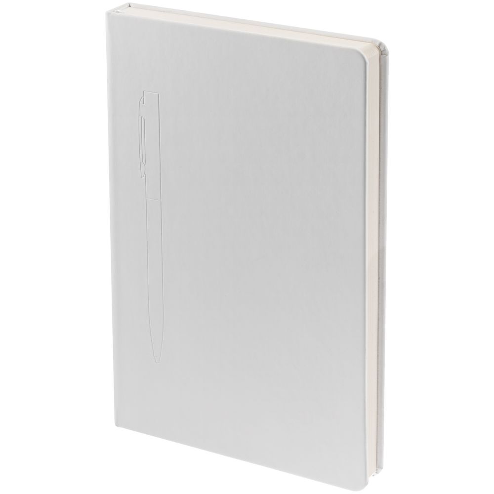 Ежедневник Magnet Shall, недатированный, белый Ежедневник Magnet Shall, недатированный, белый