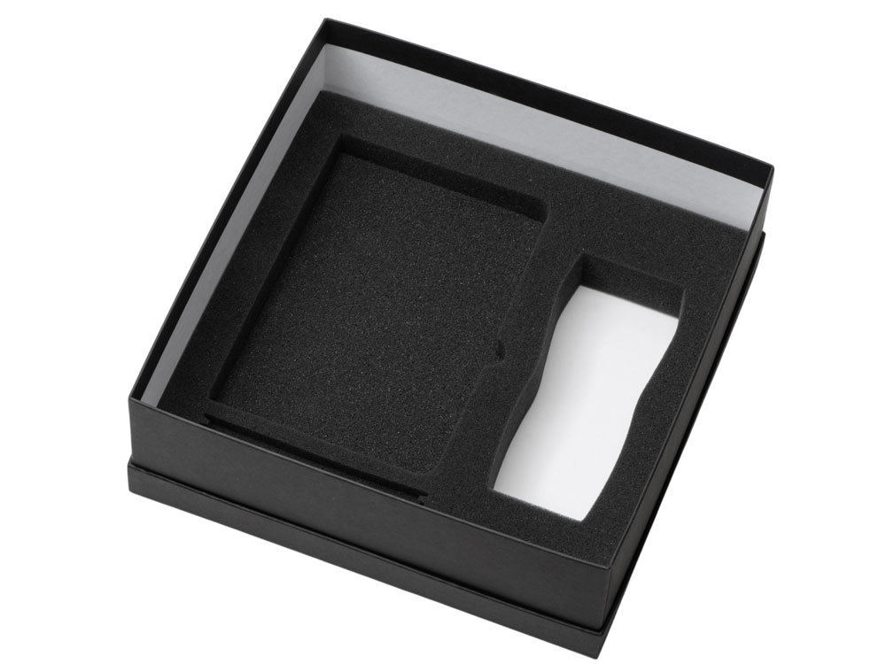 Подарочный набор с блокнотом С2, металлической ручкой и термокружкой, красный