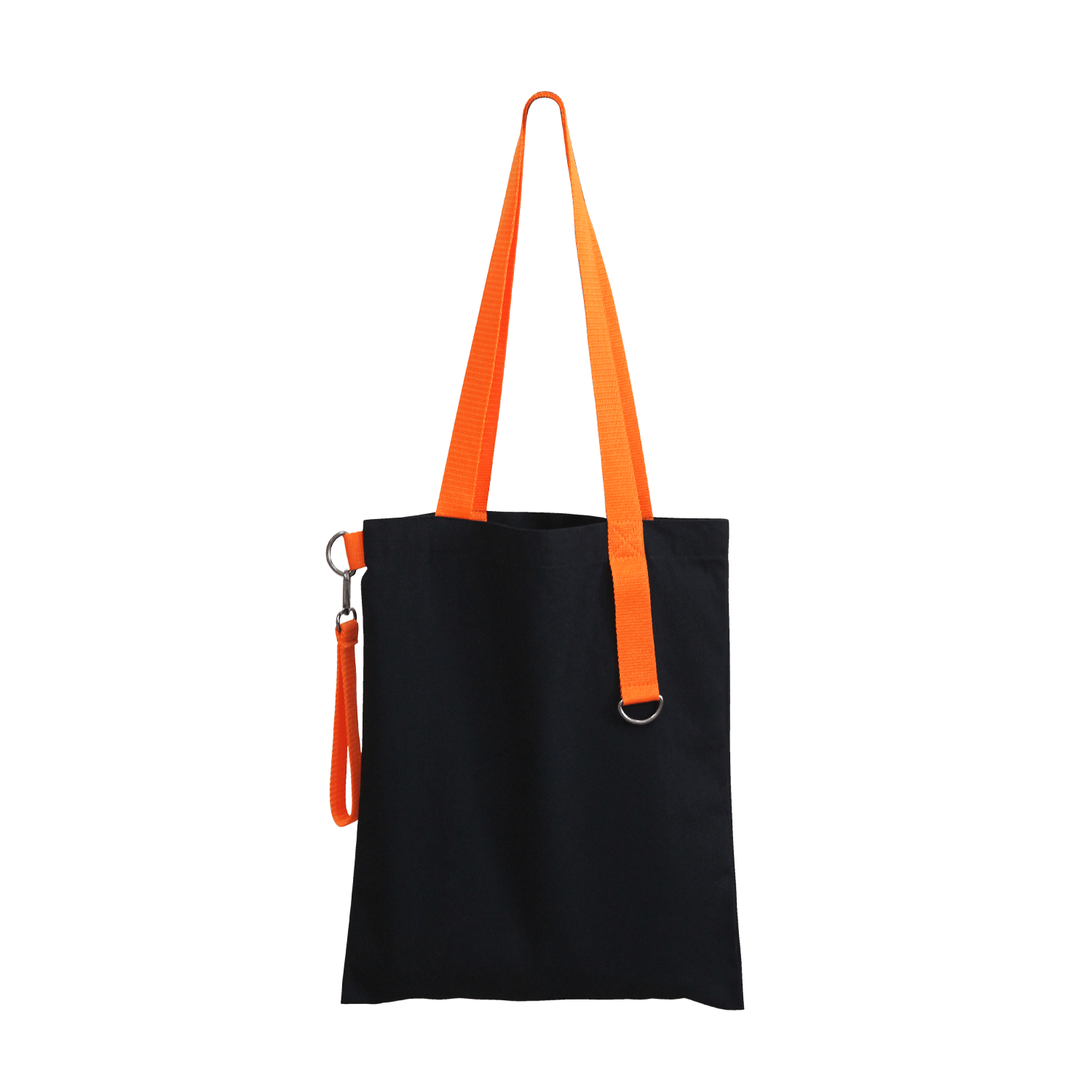 Шоппер Superbag black (чёрный с оранжевым)